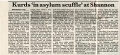 19930516 THE OBSERVER (IRISH) Kurds In Asylum Scuffle